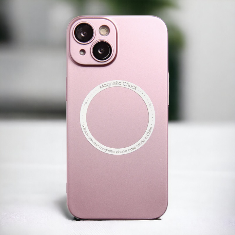 Silikonski ovitek "Chuck" s tehnologijo MagSafe za iPhone 14 Pro – Infostyle – Svetlo modra / PC
