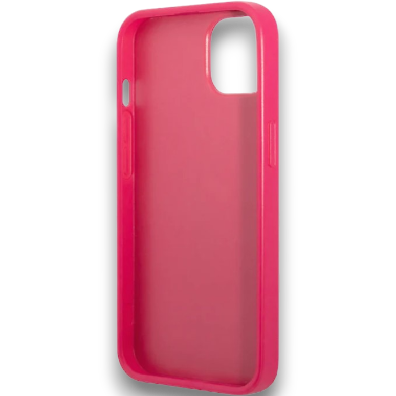 Ovitek Guess "pink mini 3D" za iPhone 13/14/15 (GUHCP13MPS4MF)