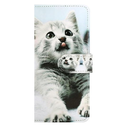 Preklopna torbica Koonero Gray Cat za iPhone 11 Pro Max zaščitni etui z motivom mačke