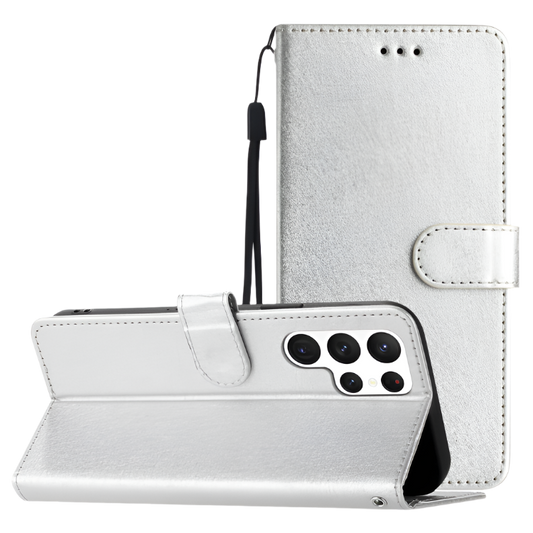 Preklopna torbica z vrvico "Infostyle" Samsung Galaxy S24 Ultra – Siva