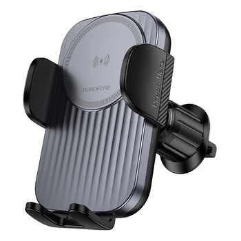 Borofone BH221 Path – automobilski držač s bežičnim punjenjem za telefone 4,5–7"