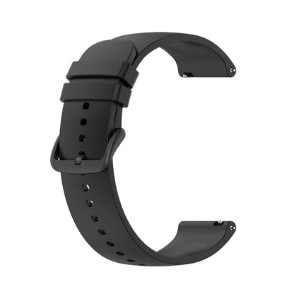 Silikonski pašček Keweni 22 mm za pametne ure – črna, univerzalen (Amazfit GTR, Stratos in drugi)