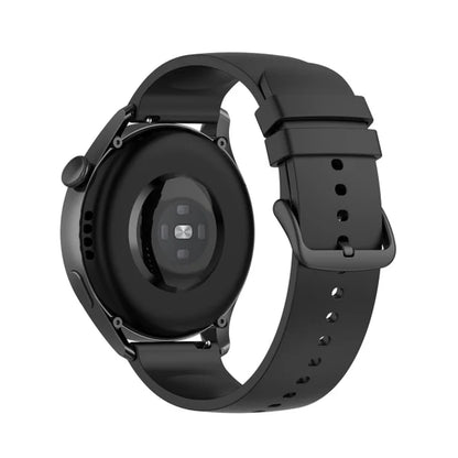 Silikonski pašček Keweni 22 mm za pametne ure – črna, univerzalen (Amazfit GTR, Stratos in drugi)
