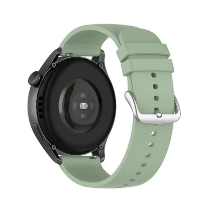 Keweni žalfija zelena silikonska narukvica 22 mm – univerzalna za Huawei, Amazfit i druge pametne satove