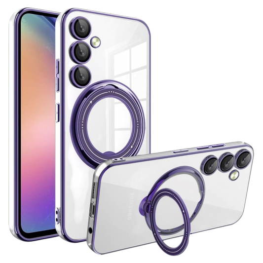 PAIX prozoren ovitek z magnetnim prstanom za Samsung Galaxy A13 5G / A04s – zaščitni etui