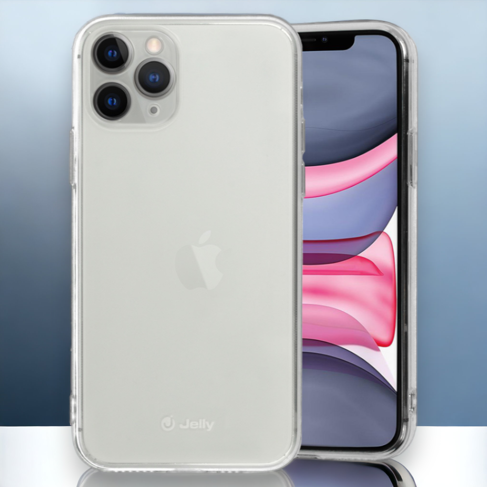 Silikonski ovitek "Jelly" za iPhone X/XS - Transparent – Prozorna / TPU silikon