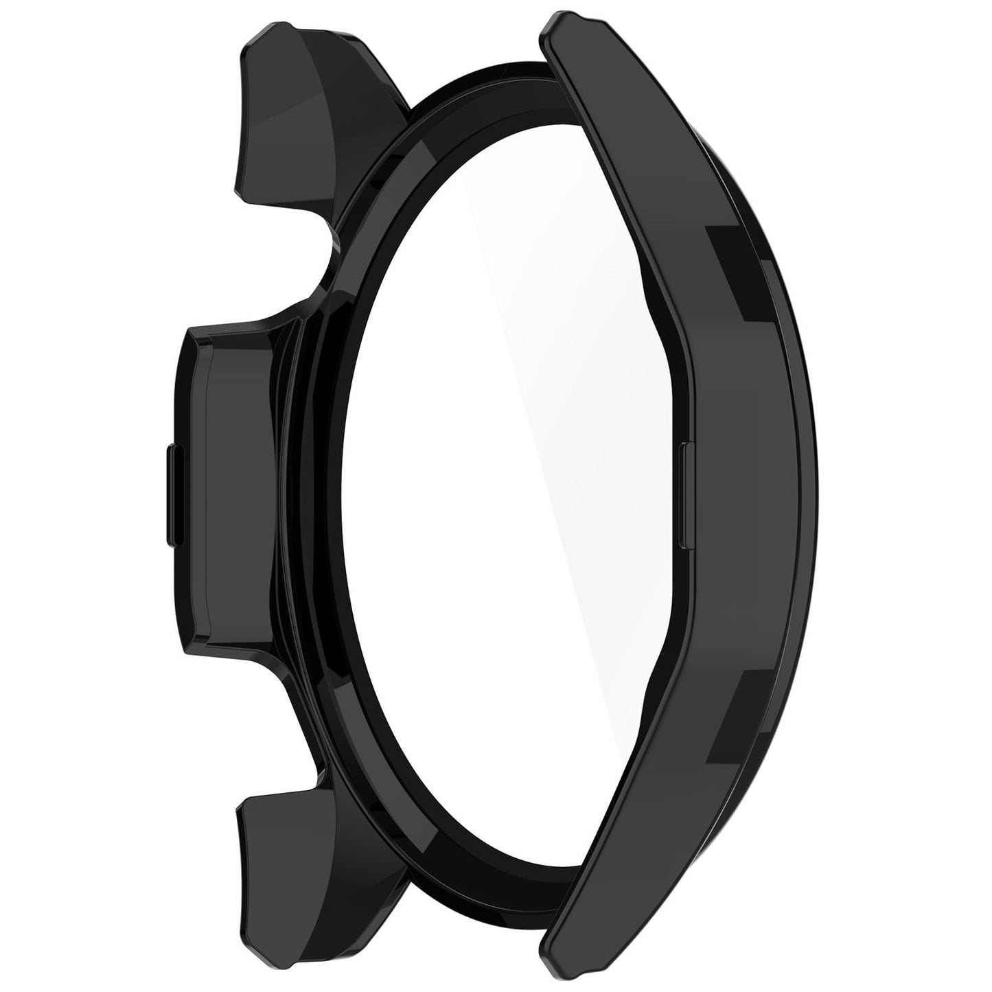 Zaščitni ovitek za Huawei Watch GT4 46 mm črn | Kaljeno steklo in popolna zaščita