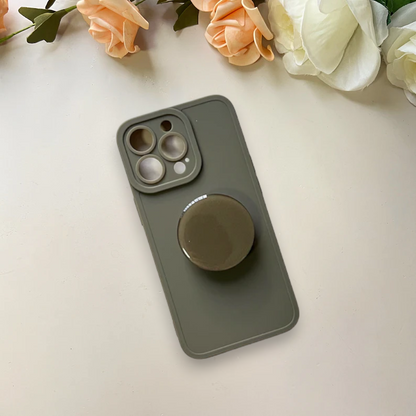 Silikonski ovitek "Popsocket" za iPhone 12 – Infostyle