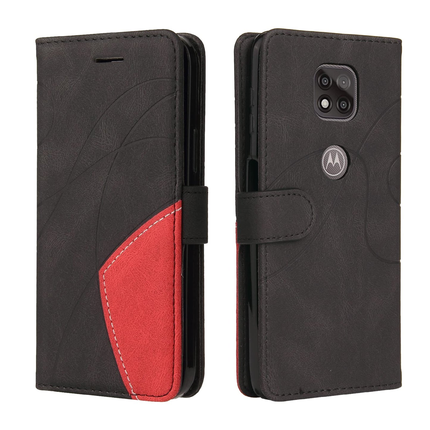 Preklopna torbica z režami za kartice Motorola Moto G9 Power črna