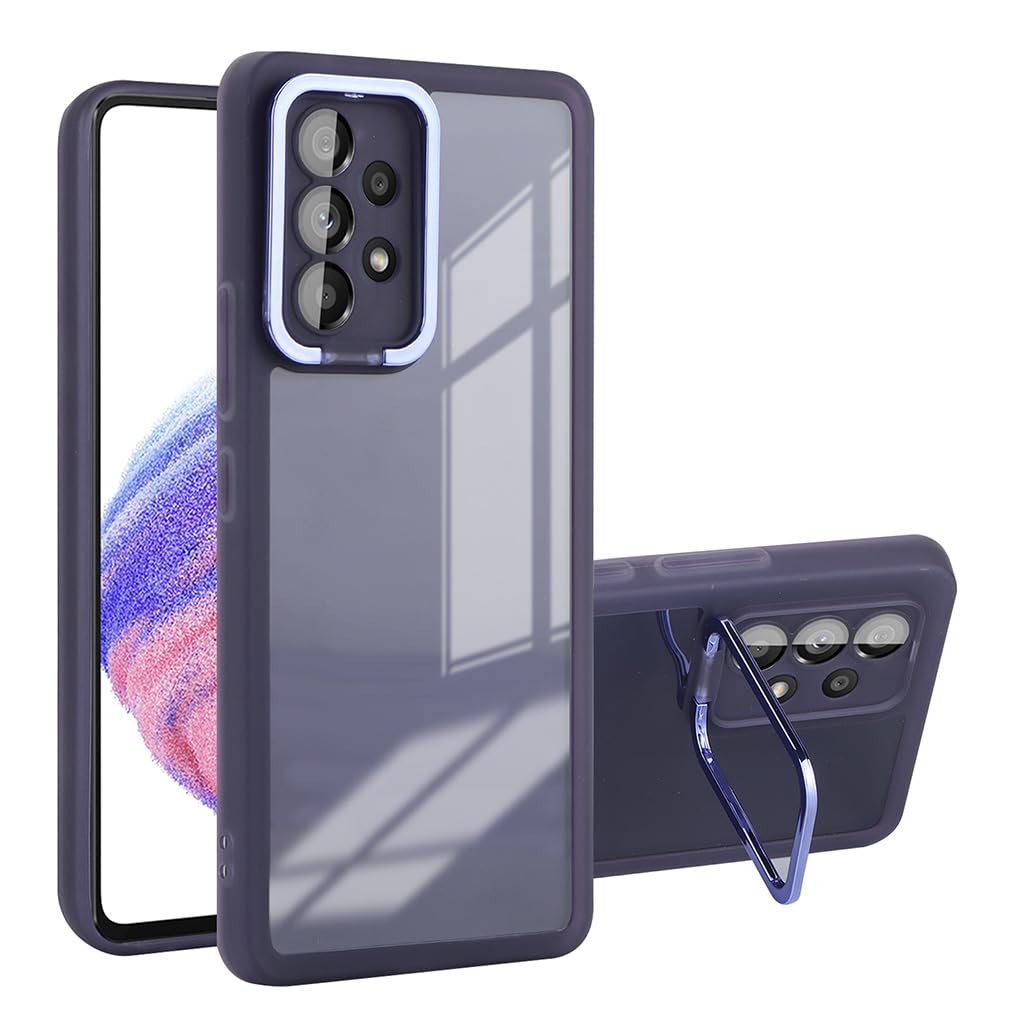 SEAHAI ovitek za Samsung Galaxy A53 5G - Matiran TPU ovitek z zložljivim stojalom in zaščito kamere