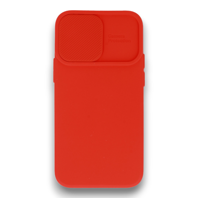 Silikonski ovitek "Camshield Soft" za Xiaomi Redmi Note 10 Pro - Rdeča – Infostyle