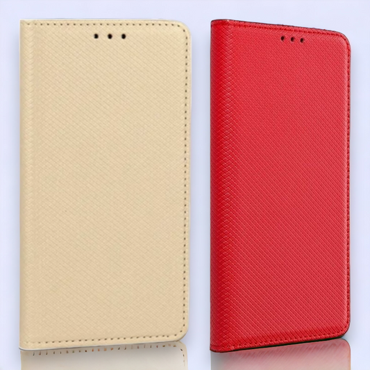 Preklopna torbica ''magnet'' za Realme C31 – Infostyle – Zlata / Ekološko usnje + TPU silikon