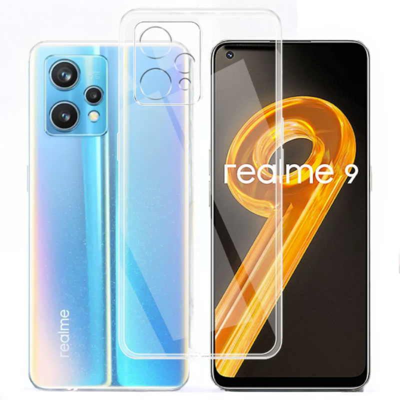 Silikonski ovitek za Realme 9 Pro Plus (2mm) - Prozorna – Infostyle – Prozorna / Silikon