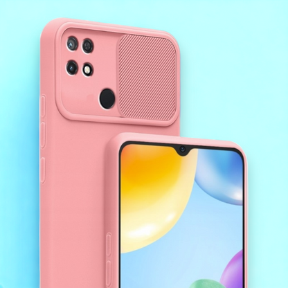 Silikonski ovitek "Camshield Soft" za Xiaomi Redmi 10A – Infostyle – Svetlo roza / TPU silikon