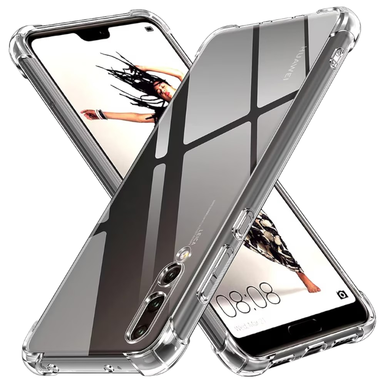 Ovitek "Antishock" za telefon Huawei P20 – Infostyle – Prozorna