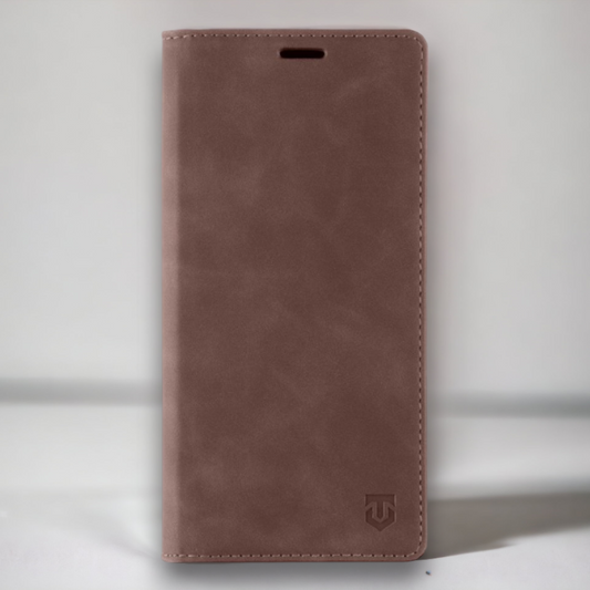 Preklopna torbica Tactical "XProof" za Samsung Galaxy A52s 5G - rjava – Rjava / Umetno usnje + PC