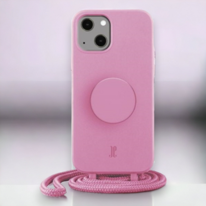 Silikonski ovitek "Just Elegance" za iPhone 13/14/15 – Pastelno vijolična / TPU silikon