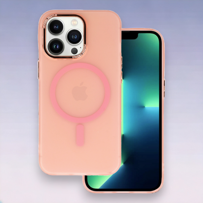 Ovitek "Magnetic Frosted - MagSafe" za iPhone 12 Pro Max – Tel Protect – Svetlo modra / TPU silikon