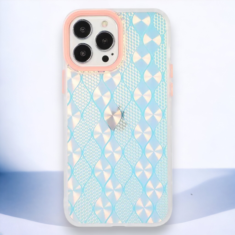 Silikonski ovitek "Holo" za iPhone 13/14/15 – Infostyle – Pastelno vijolična / TPU silikon