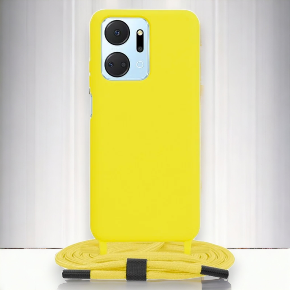 Silikonski ovitek "Crossbody Lanyard" za Honor X7a – Techsuit