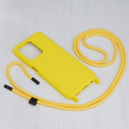 Silikonski ovitek "Crossbody Lanyard" za Honor X7a – Techsuit