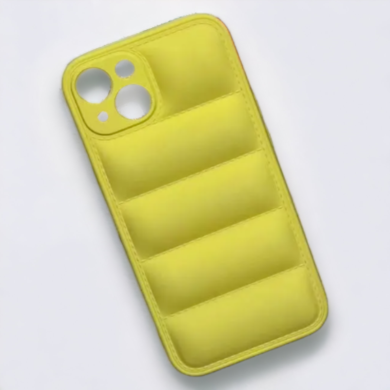 Silikonski ovitek "Waves" za iPhone 11 Pro – Infostyle – Rumena / TPU silikon