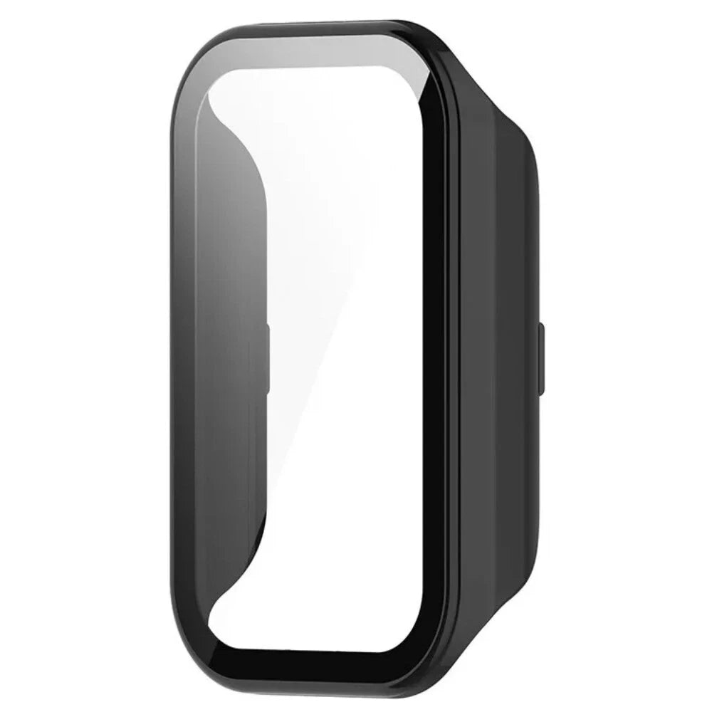 Zaštitna maska za Xiaomi Mi Smart Band 2 + staklo 9H – 360° (crna)