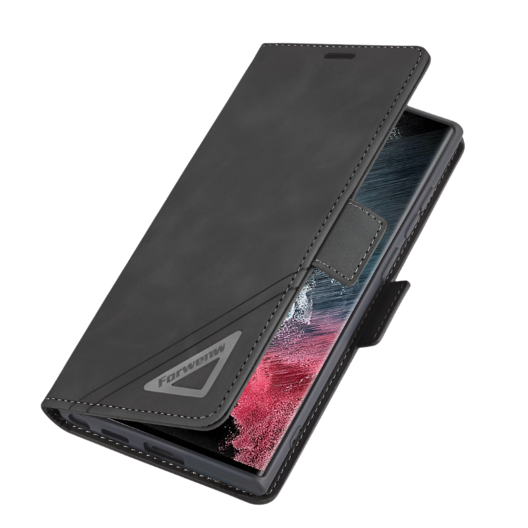 Preklopna torbica ''Forwenw'' za Samsung S23 Plus – Infostyle – Črna