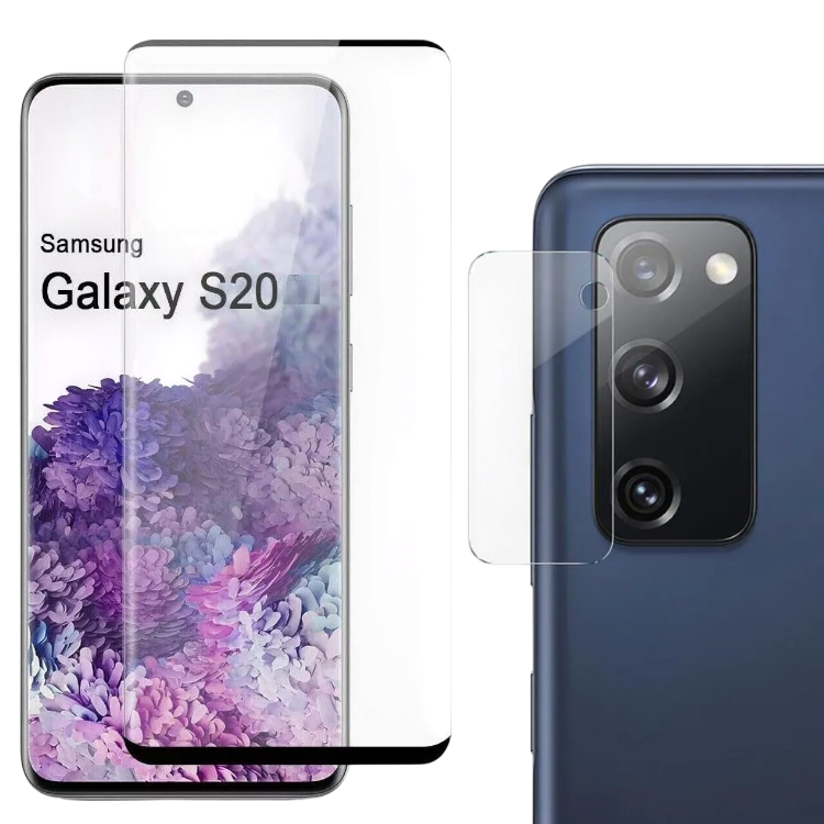 Zaščitno steklo za telefon + zaščita za kamero za Samsung Galaxy S20 – Infostyle