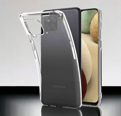 Silikonski ovitek "Ultra slim" za Samsung Galaxy A12 (0.3mm) - Prozoren – Infostyle – Prozorna / Silikon