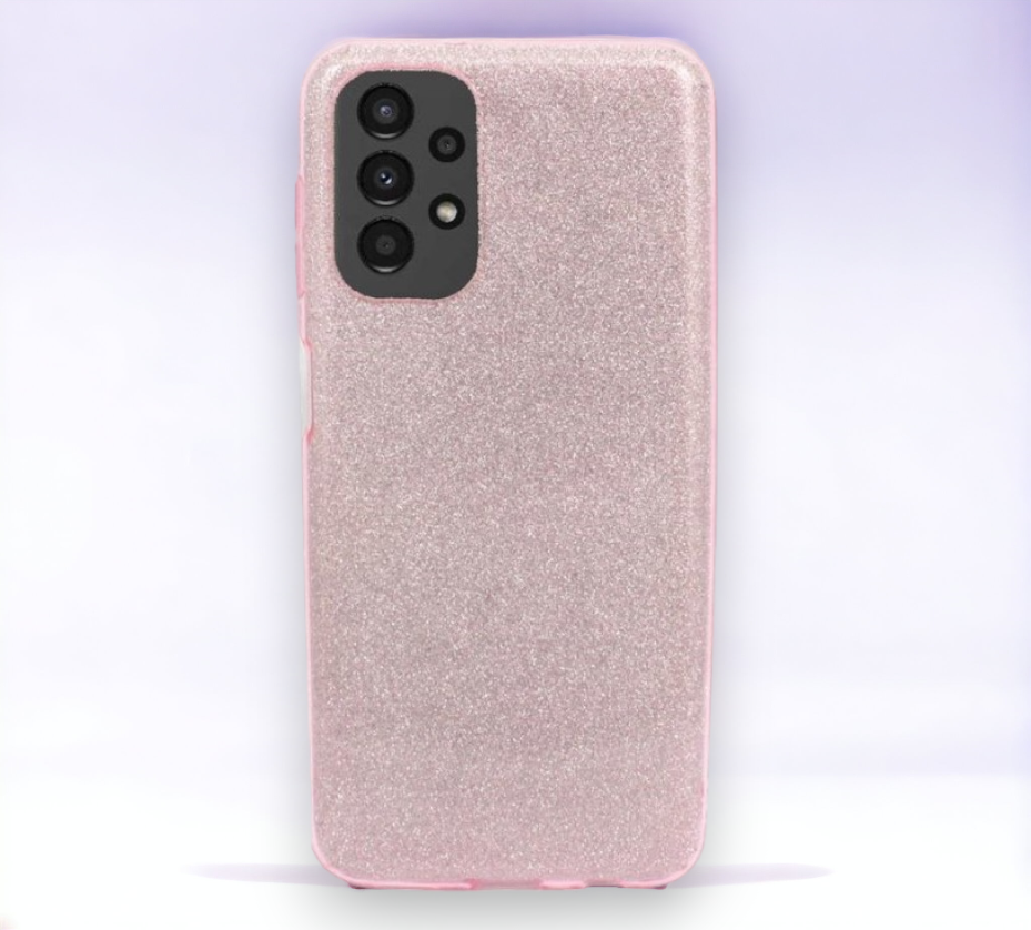 Ovitek "Shining" za Samsung Galaxy A04s – Infostyle – Srebrna / Silikon