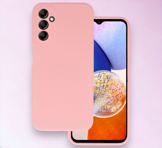 Silikonski ovitek "Lite" za Samsung Galaxy A52s - Svetlo roza – Vennus – Svetlo roza / Silikon