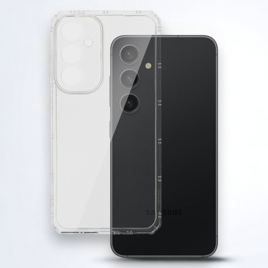 Silikonski ovitek "Armor Antishock" za Samsung Galaxy S23 Fe - transparent – Infostyle – Prozorna / TPU silikon