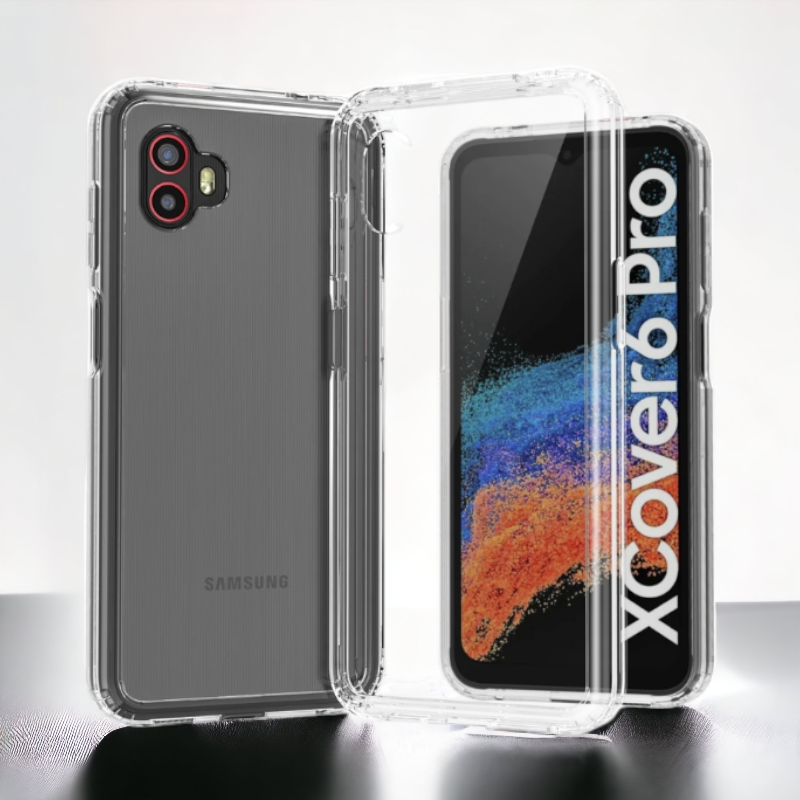 Silikonski ovitek "TPU KRYT PRO" za Samsung Galaxy XCover 6 Pro - Prozorna – Tactical – Prozorna / TPU silikon