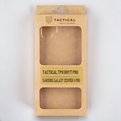 Silikonski ovitek "TPU KRYT PRO" za Samsung Galaxy XCover 6 Pro - Prozorna – Tactical