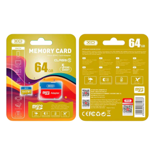 Pomnilniška kartica "XO" microSD z adapterjem 64 GB