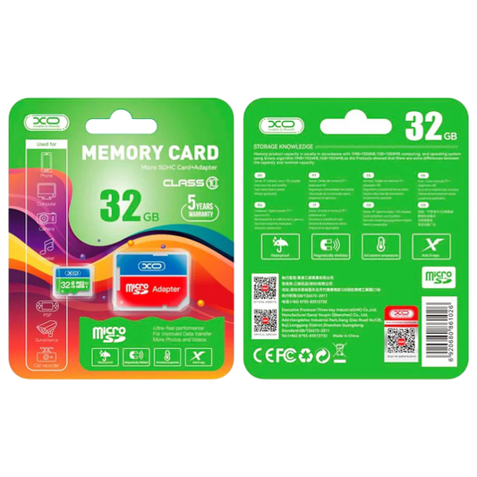 Pomnilniška kartica microSD "XO " z adapterjem, 32GB