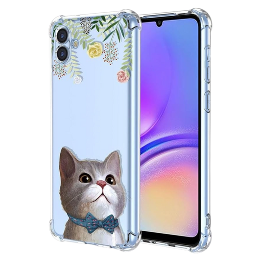 Silikonski ovitek Cat za Samsung Galaxy A05 – zaščitni ovitek z motivom mačke