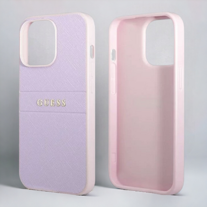 Ovitek Guess "silver purple" za iPhone 13 Mini (GUHCP13SPSASBPU)