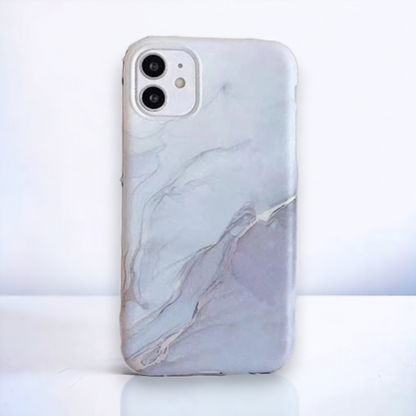 Silikonski ovitek "Marble" za iPhone 14 Pro – Infostyle – Pastelno vijolična / TPU silikon