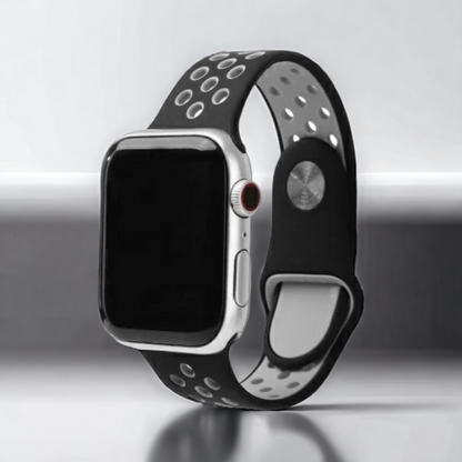 Silikonski pašček Beline za Apple Watch 42/44/45/49mm – Bela
