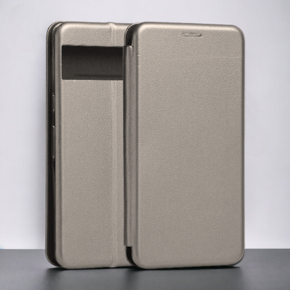 Preklopna torbica "Magnetic" za Google Pixel Pro 7 – Beline – Zlata / Ekološko usnje + TPU silikon