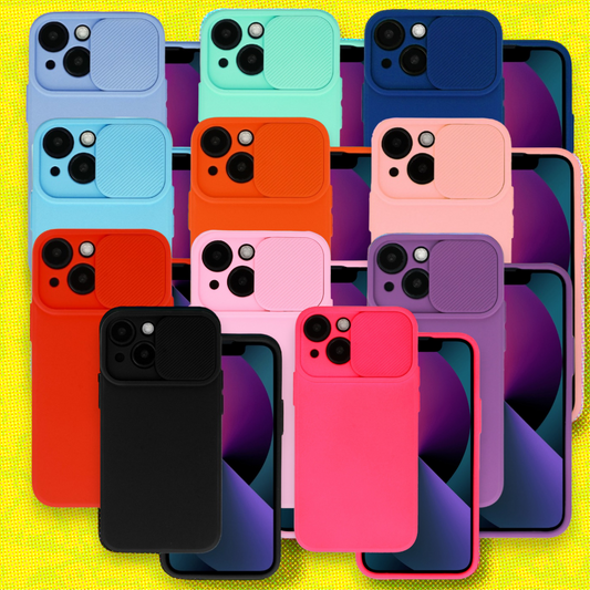 Silikonski ovitek "Camshield Soft" za iPhone 13 – Infostyle – Pastelno vijolična / TPU silikon