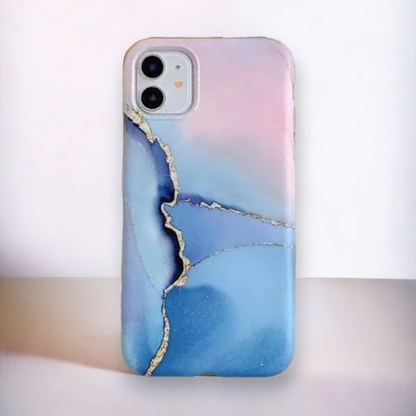 Silikonski ovitek "Marble" za iPhone 14 Pro Max – Infostyle