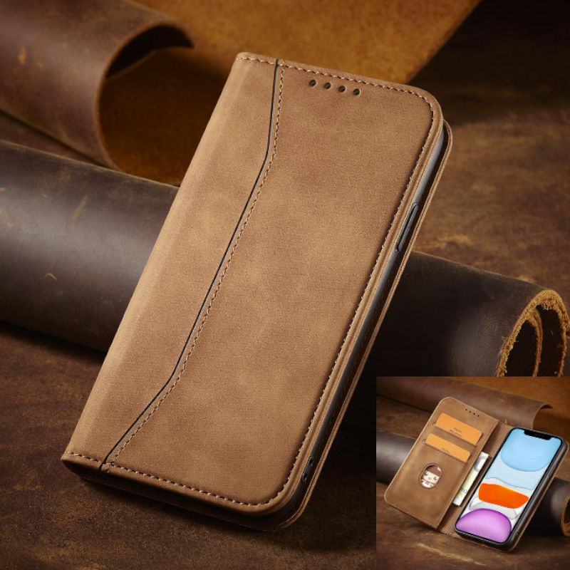 Preklopna torbica ''Leather'' za Samsung Galaxy S21 Fe – Infostyle