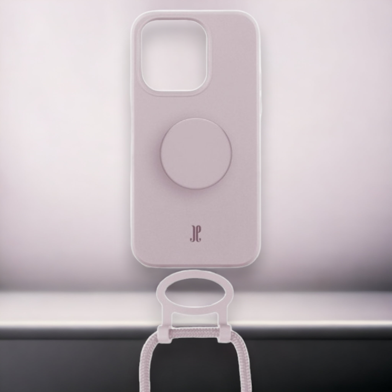 Silikonski ovitek "Just Elegance" za iPhone 13/14/15 – Črna / TPU silikon