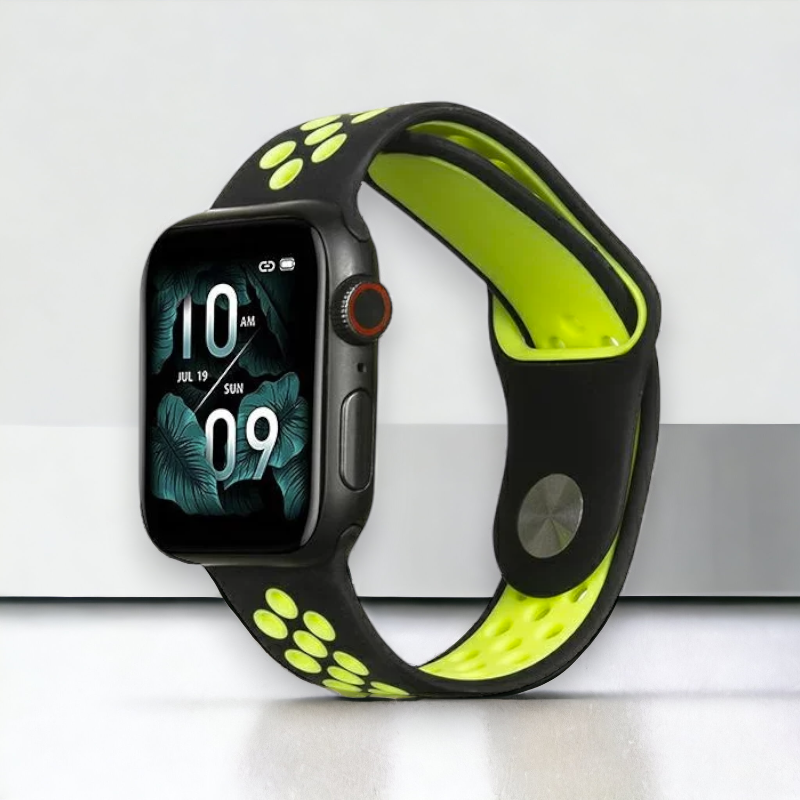 Silikonski pašček Beline za Apple Watch 42/44/45/49mm – Siva