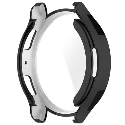 Zaščitni ovitek za Samsung Galaxy Watch 6 črn | Silikon z zaščito zaslona