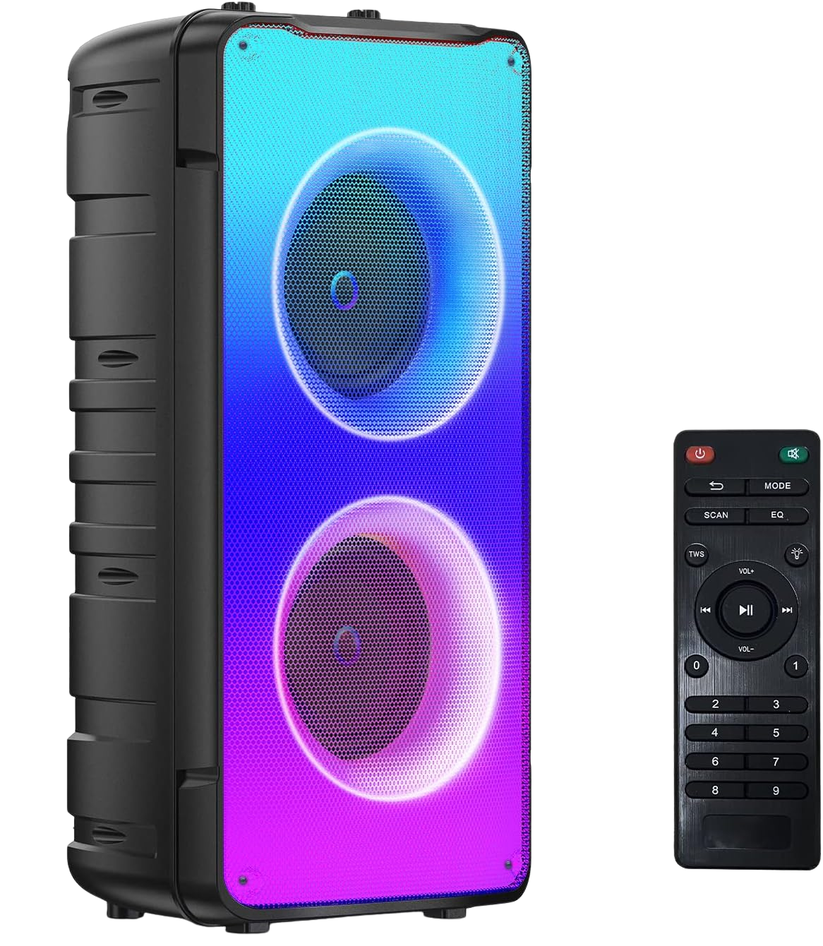 TAMPROAD A67 prijenosni Bluetooth zvučnik 60W (80W Peak) – zabava, TWS, svjetla