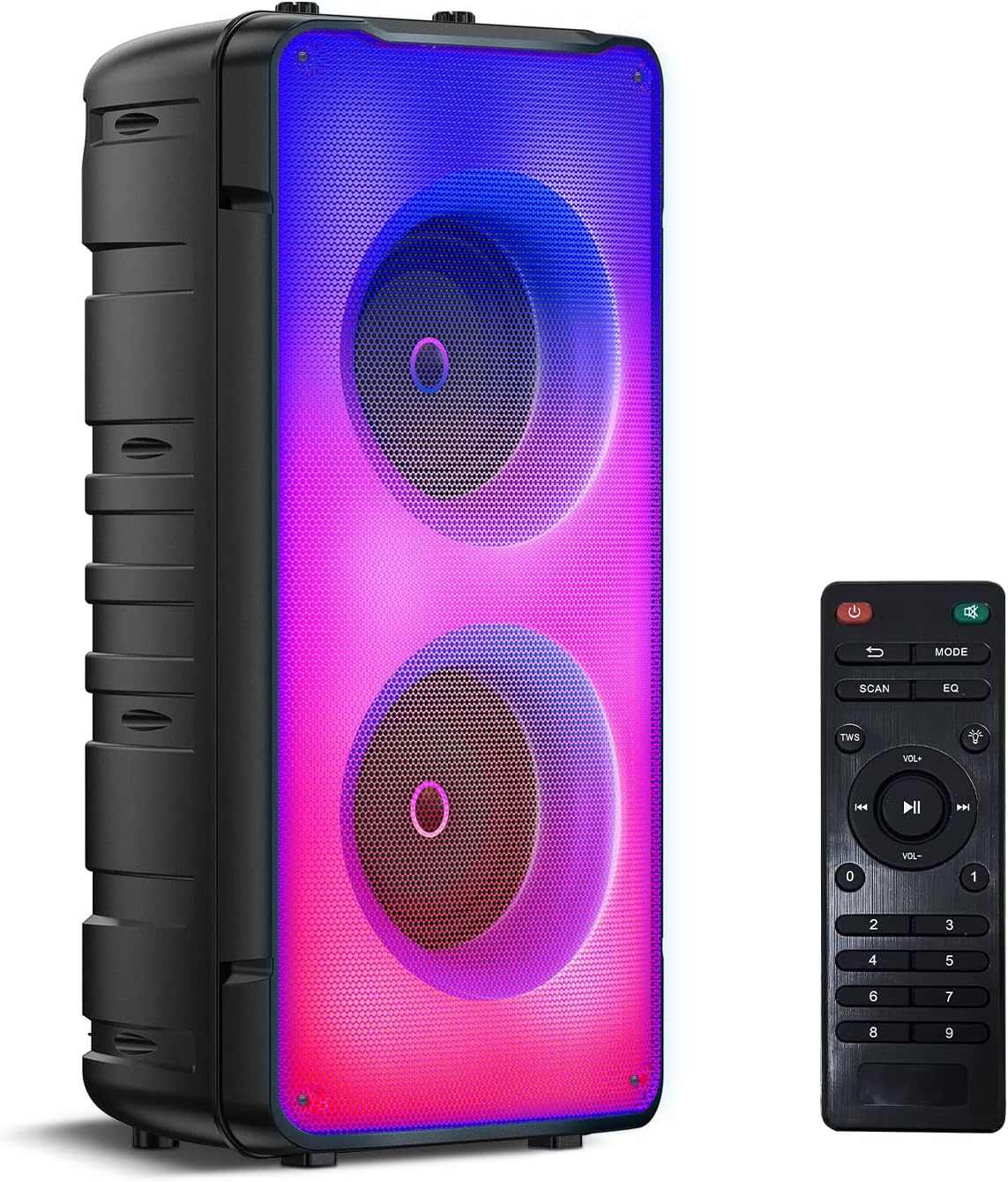 TAMPROAD A67 prijenosni Bluetooth zvučnik 60W (80W Peak) – zabava, TWS, svjetla